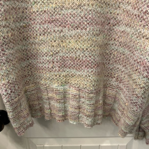 Free People Cotton Candy Pullover Sweater Size Medium Oversized EUC - Picture 6 of 8